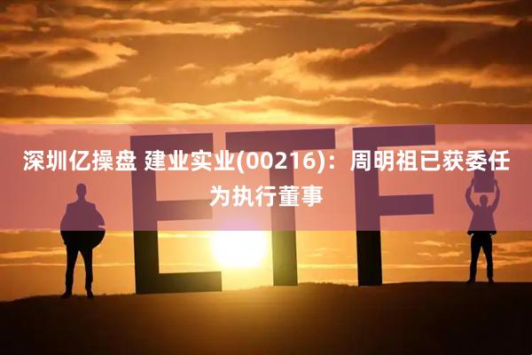 深圳亿操盘 建业实业(00216)：周明祖已获委任为执行董事